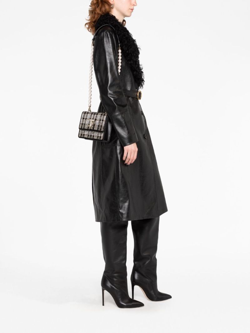 Black Varenne Sequin-embellished Xs Shoulder Bag