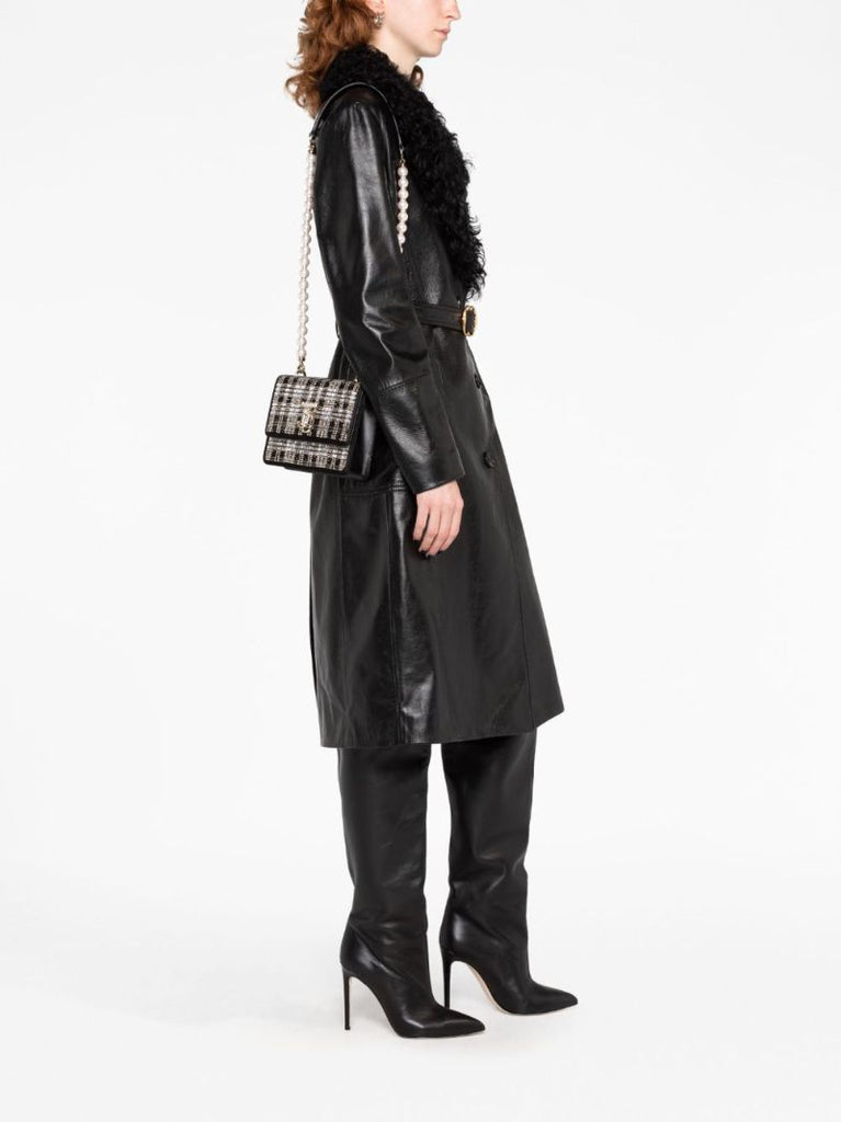 Black Varenne Sequin-embellished Xs Shoulder Bag