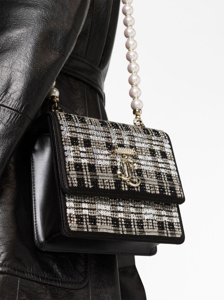 Black Varenne Sequin-embellished Xs Shoulder Bag