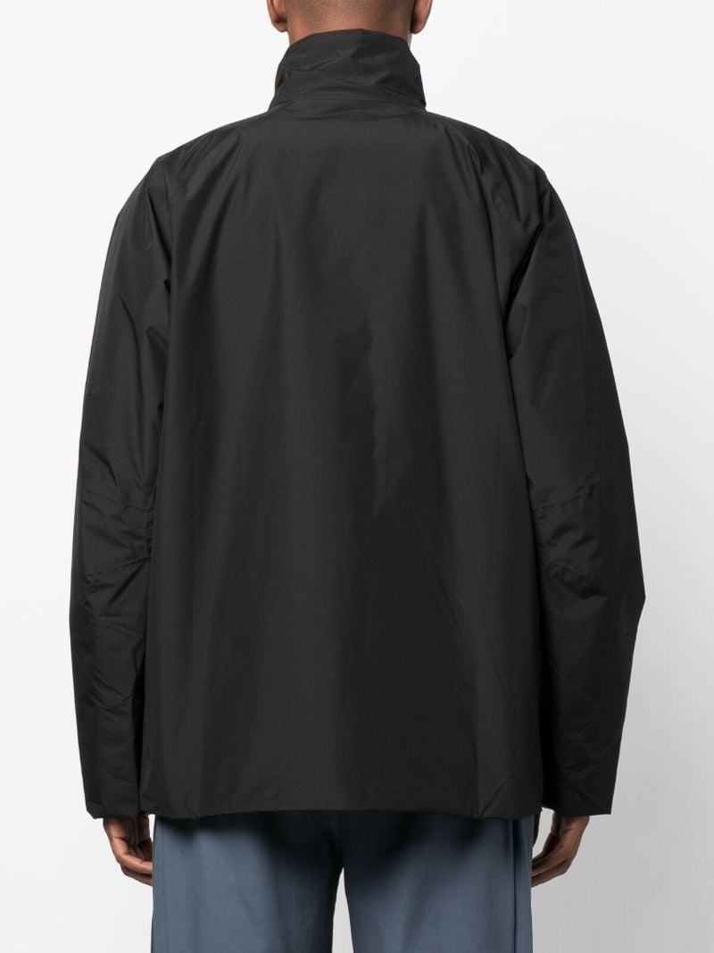 Black FlÃ_x0083_Â¸ Waterproof Jacket