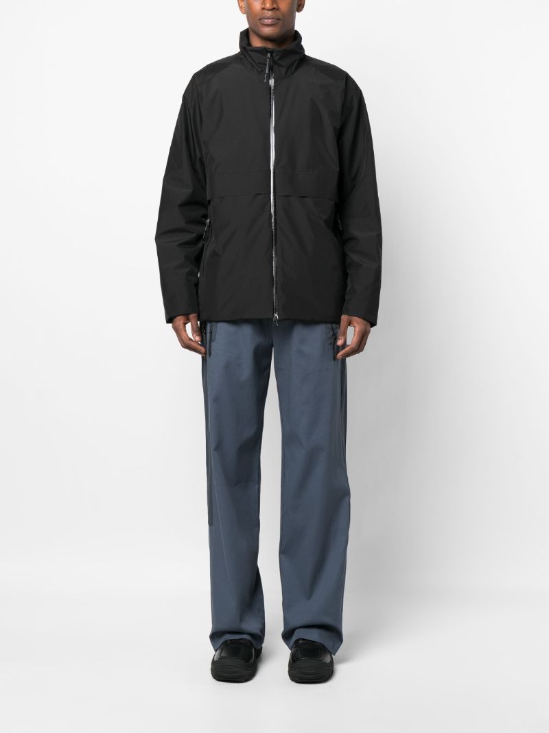 Black FlÃ_x0083_Â¸ Waterproof Jacket