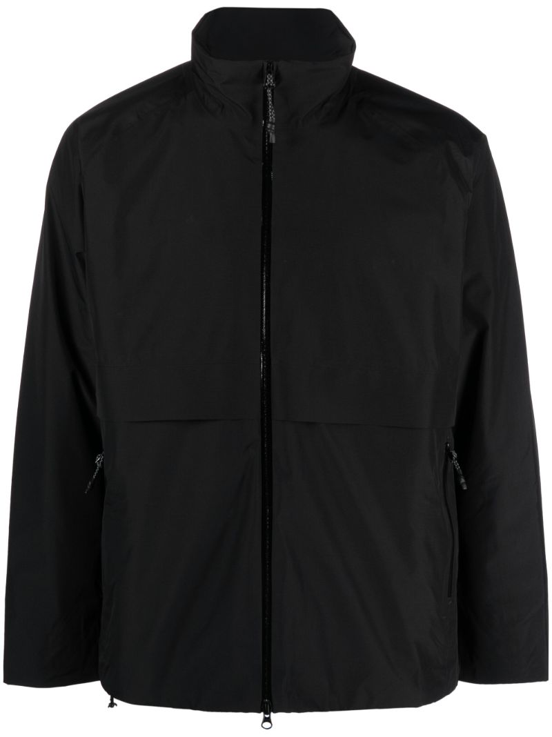 Black FlÃ_x0083_Â¸ Waterproof Jacket