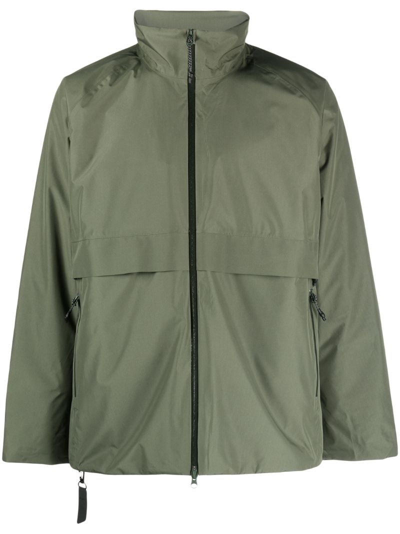 Green FlÃ_x0083_Â¸ Zip-up Lightweight Jacket