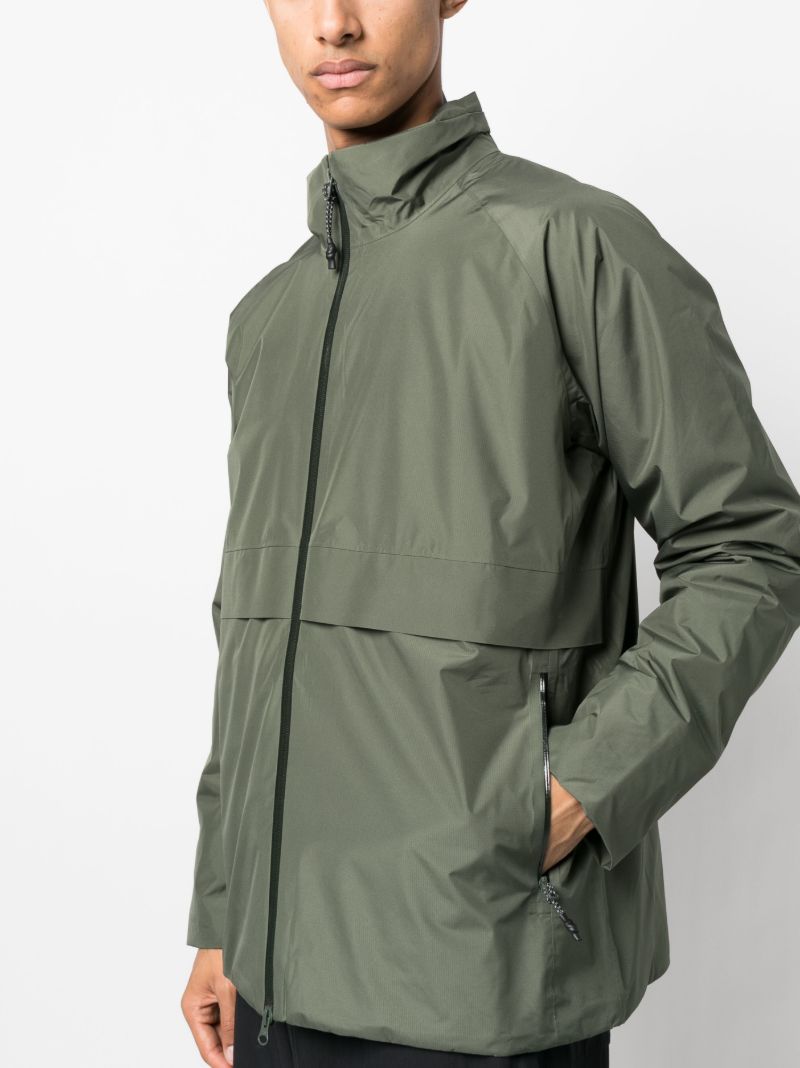 Green FlÃ_x0083_Â¸ Zip-up Lightweight Jacket