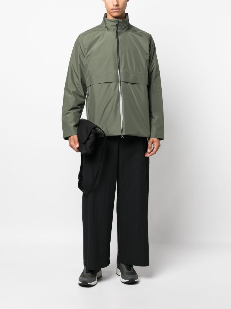 Green FlÃ_x0083_Â¸ Zip-up Lightweight Jacket