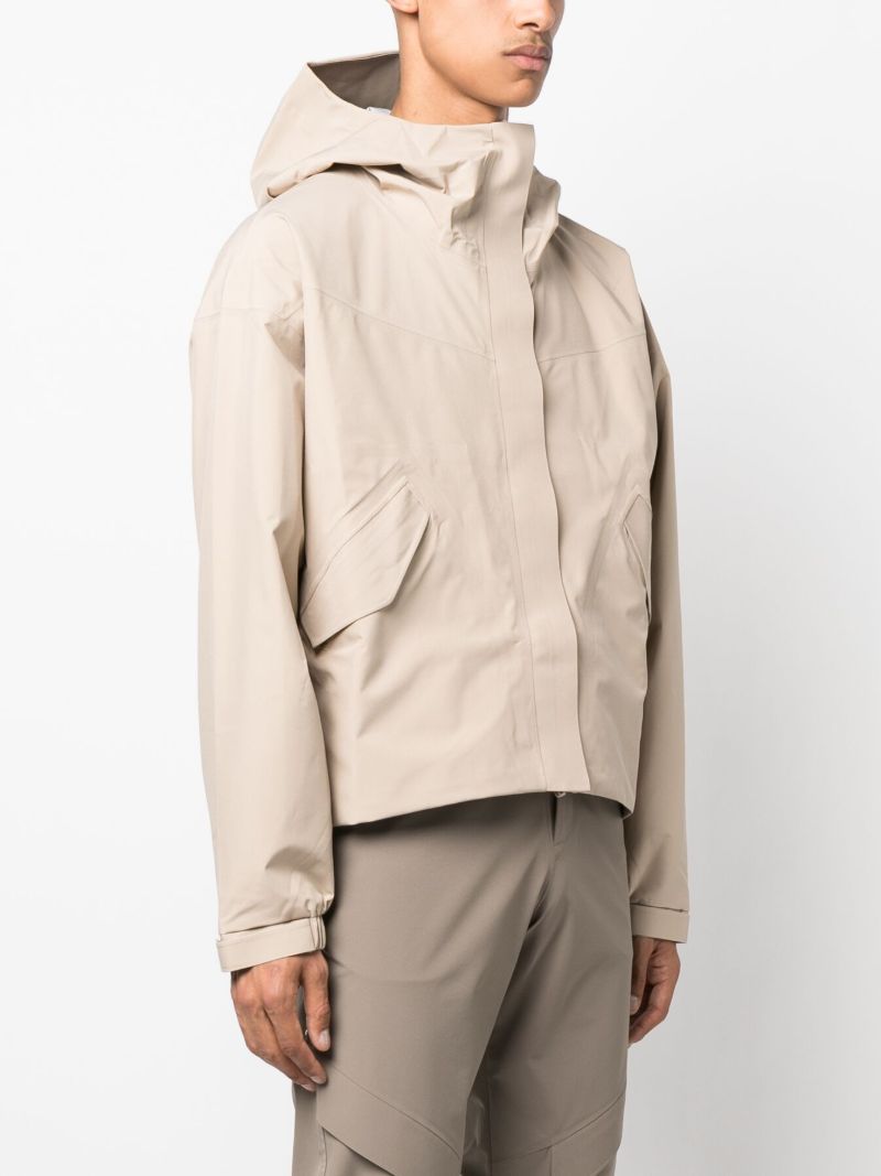 Neutral Synes Concealed-fastening Hooded Jacket