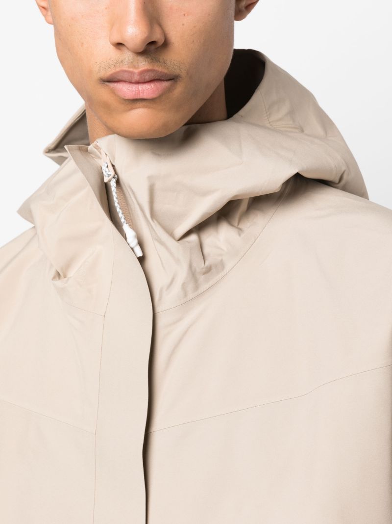 Neutral Synes Concealed-fastening Hooded Jacket