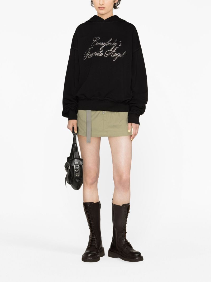 Black Everybody's Favourite Angel Hoodie