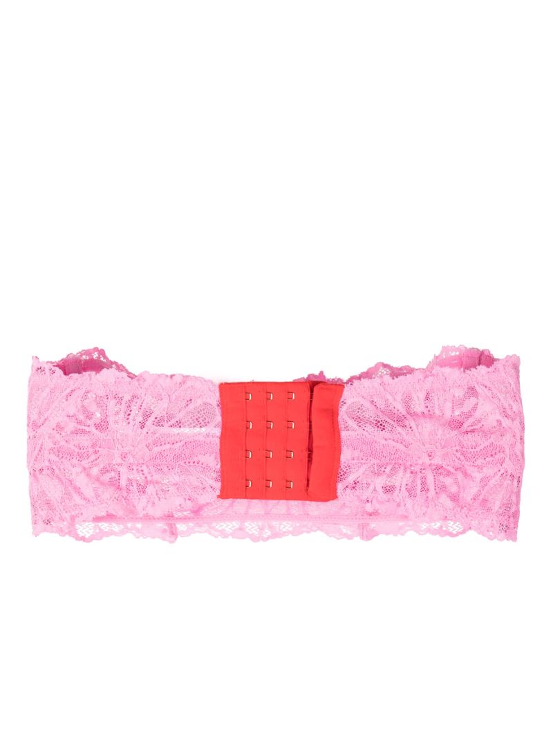Pink Vita Graphic Lace Strapless Bra