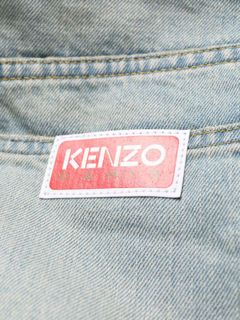 Blue Japanese Wide-leg Jeans
