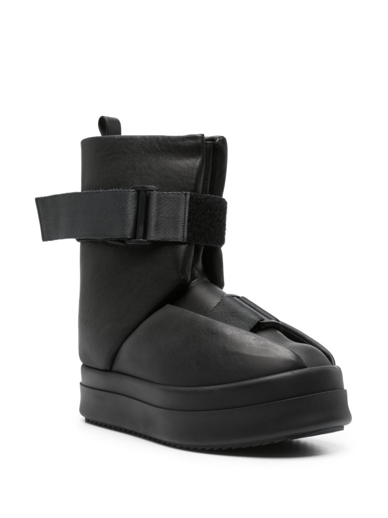 Black Splint Sneaks Leather Boots