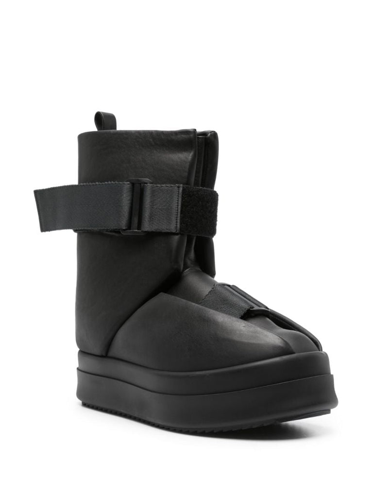 Black Splint Sneaks Leather Boots