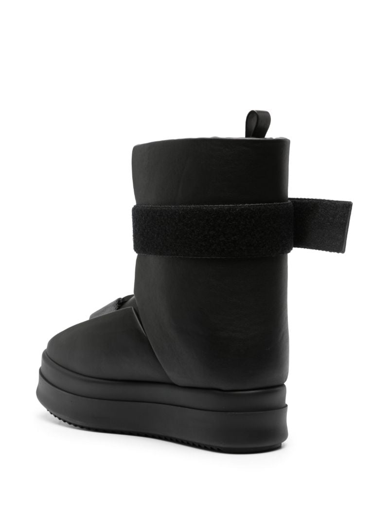 Black Splint Sneaks Leather Boots