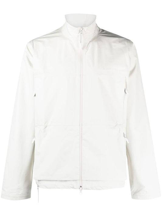 White Linge Zip-up Lightweight Jacket