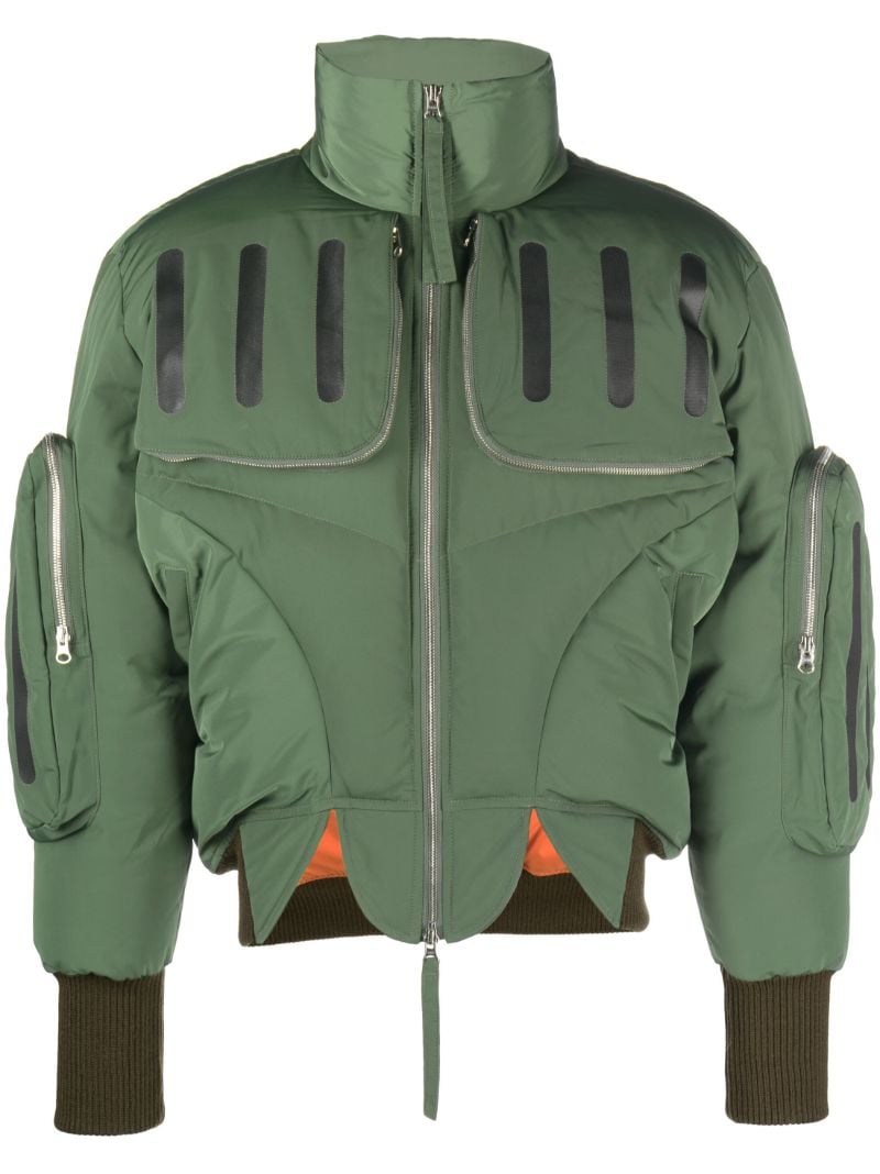 Green Padded Flight Jacket