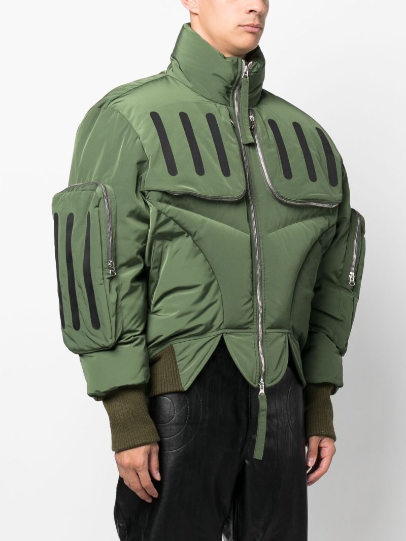 Green Padded Flight Jacket