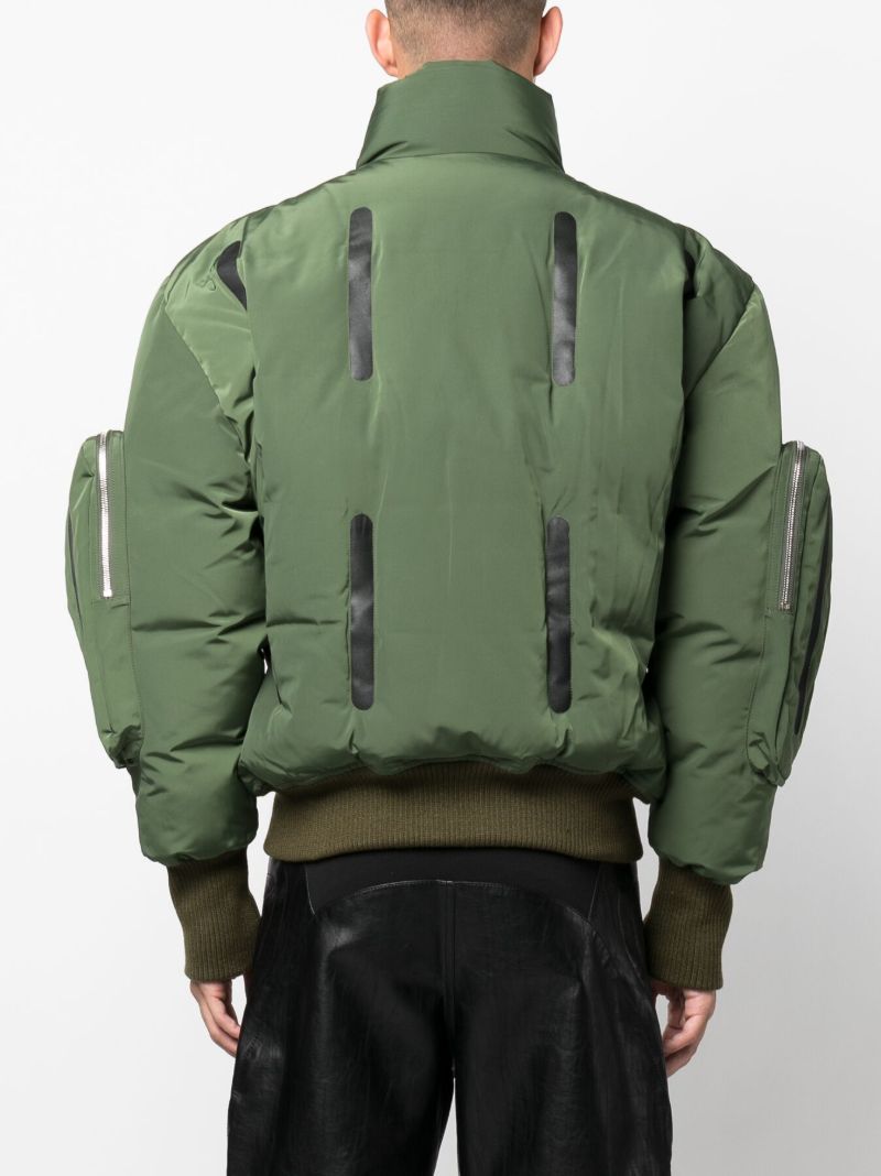 Green Padded Flight Jacket