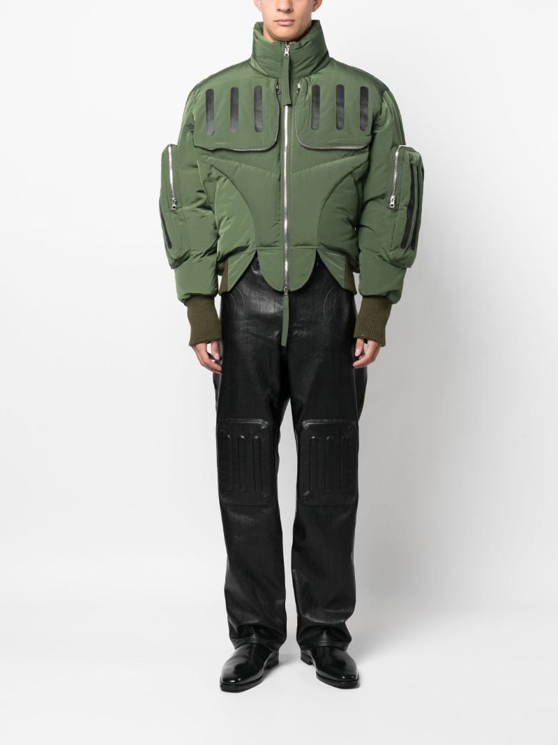 Green Padded Flight Jacket
