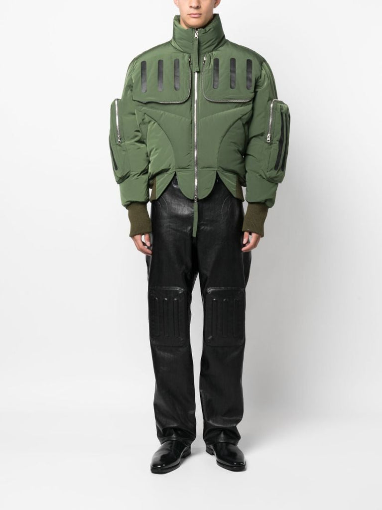 Green Padded Flight Jacket