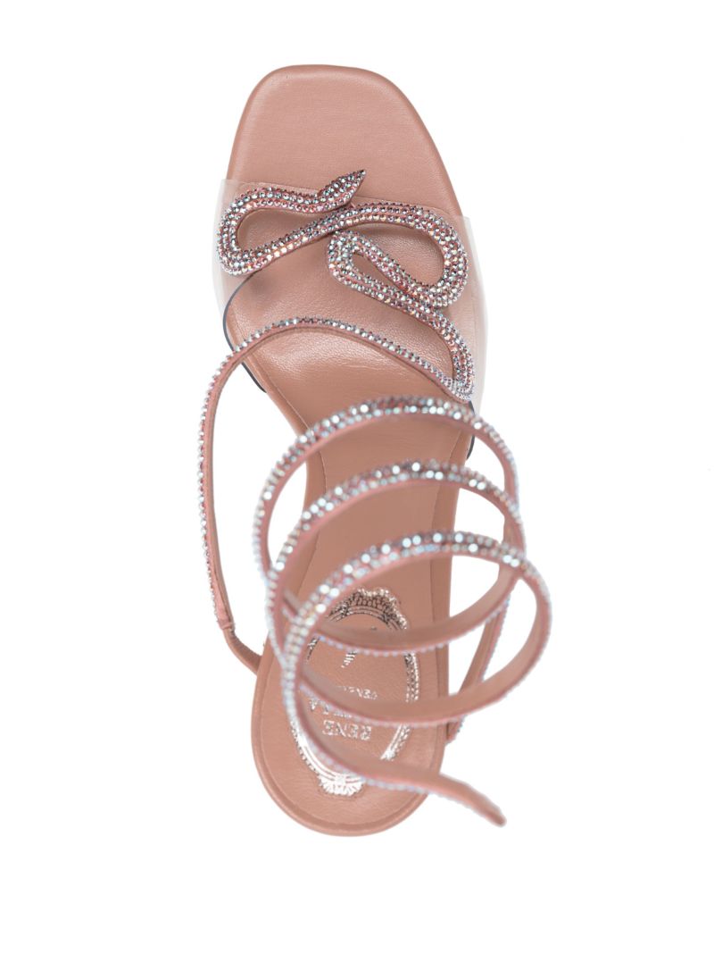 Pink Peggy 105 Crystal-embellished Sandals