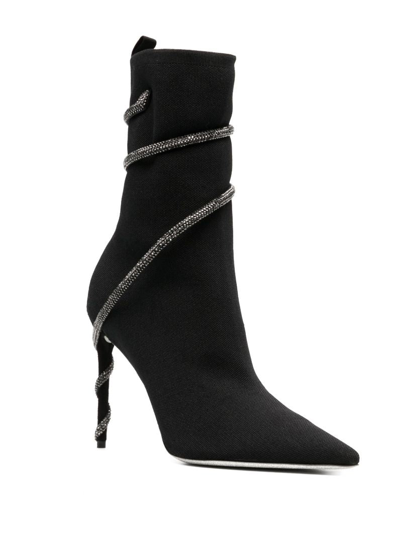 Black Pointed Toe Boots