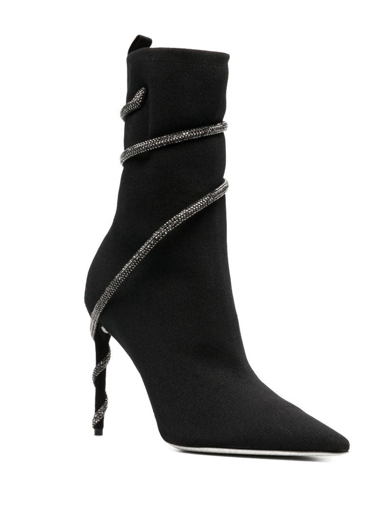 Black Pointed Toe Boots