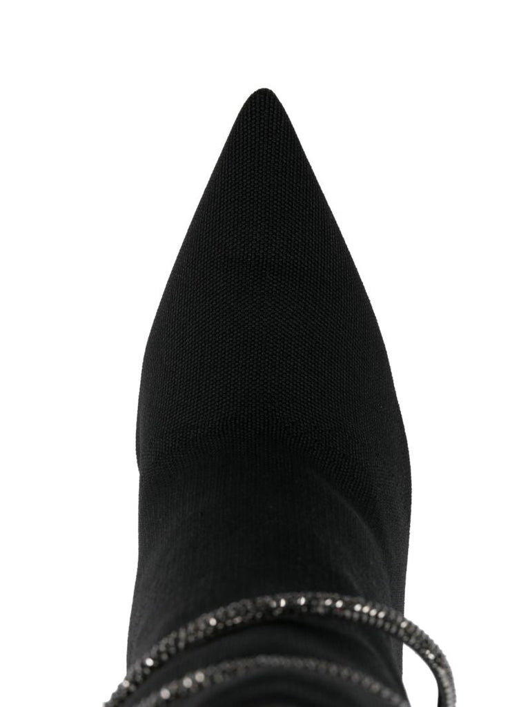 Black Pointed Toe Boots