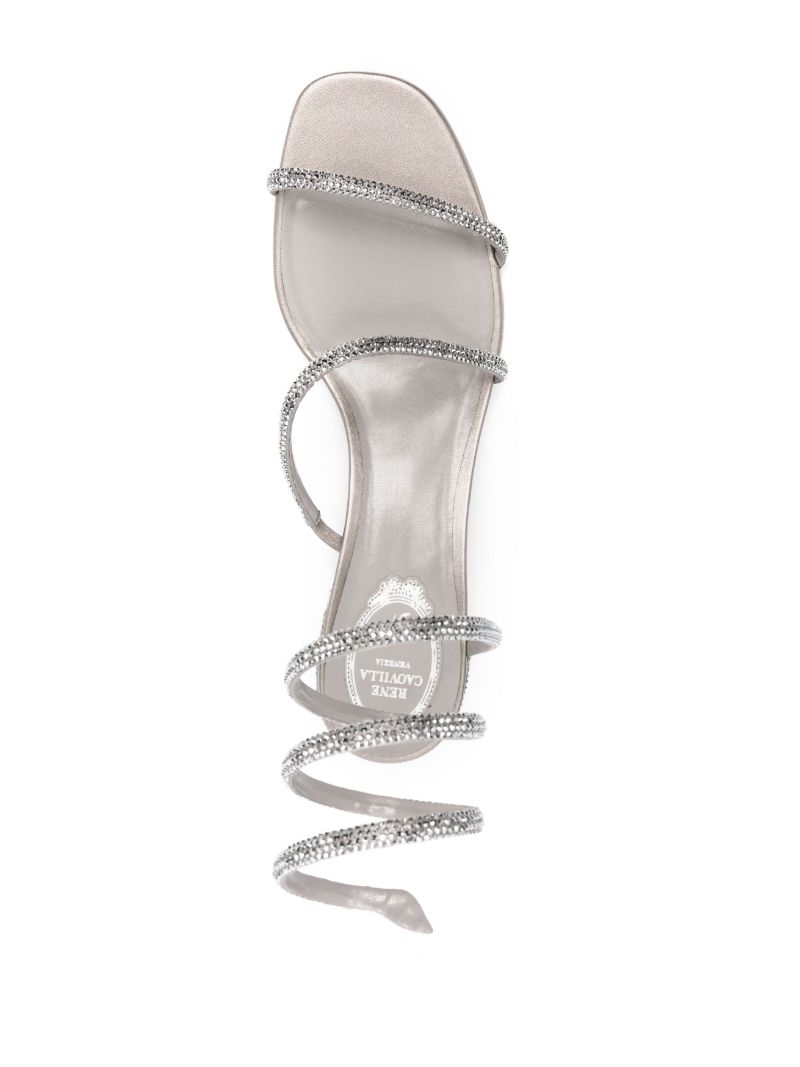 Grey Cleo 35 Leather Sandals