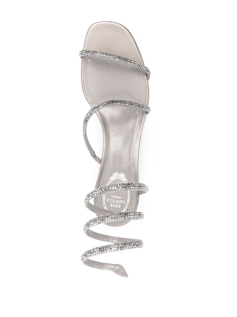 Grey Cleo 35 Leather Sandals