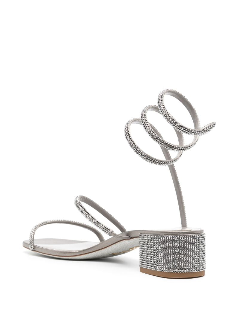 Grey Cleo 35 Leather Sandals