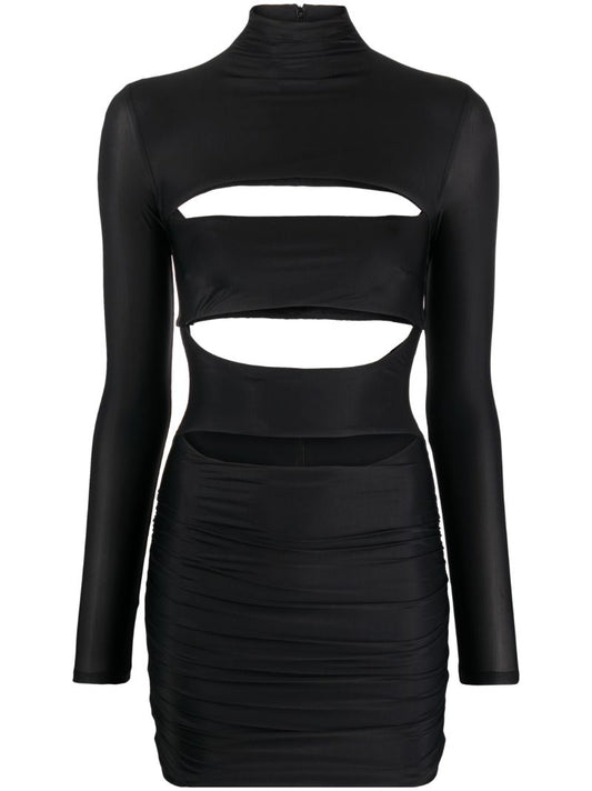 Black Elena Cut-out Mini Dress