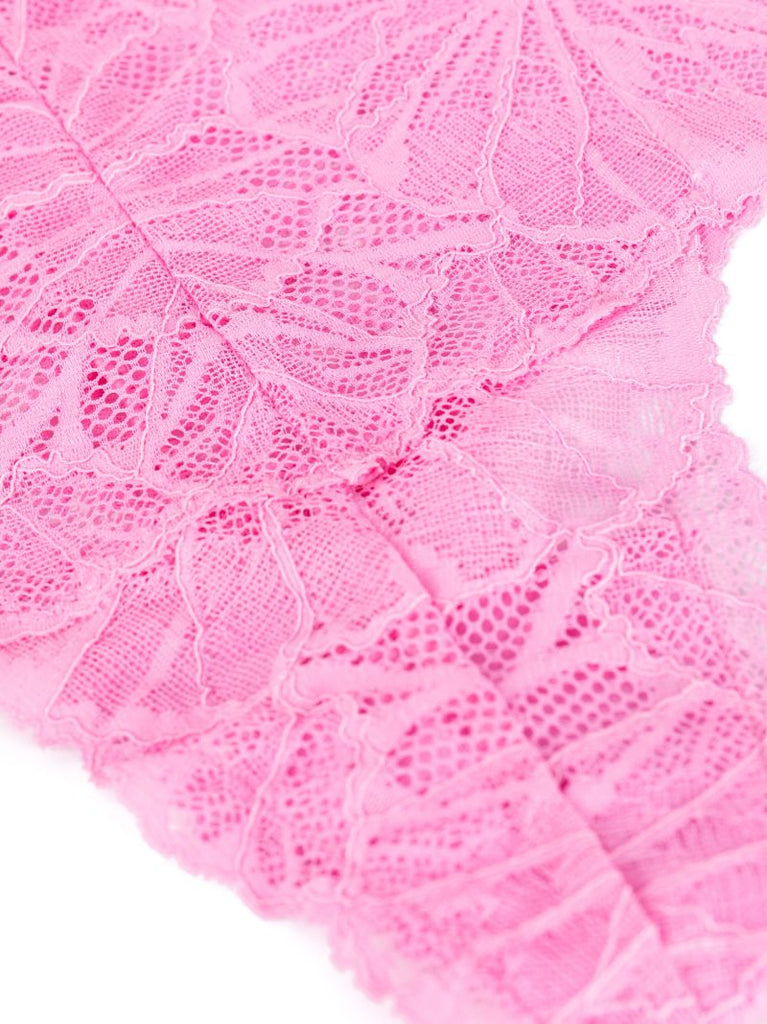 Pink Vita Graphic Lace High Waist Briefs