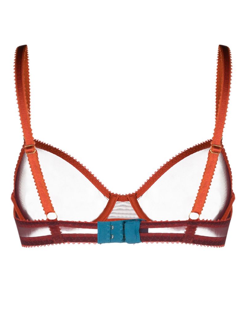 Red Rumi Tulle Underwired Bra