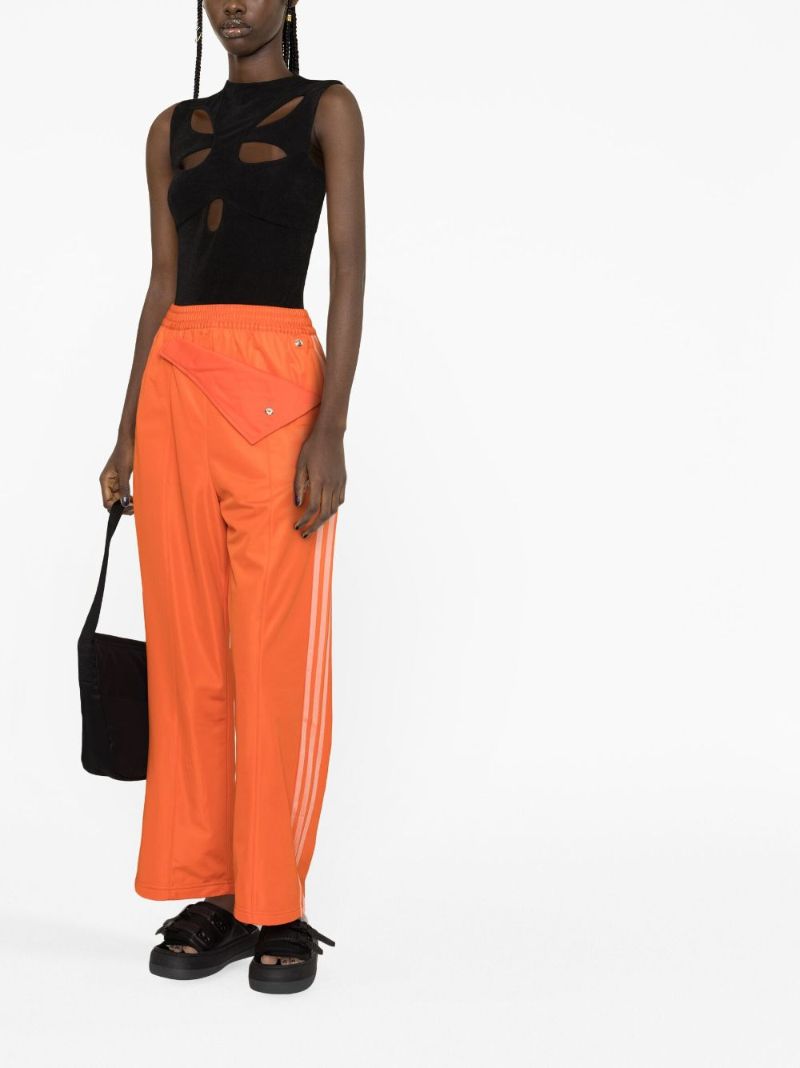Red Firebird Wide-leg Trousers
