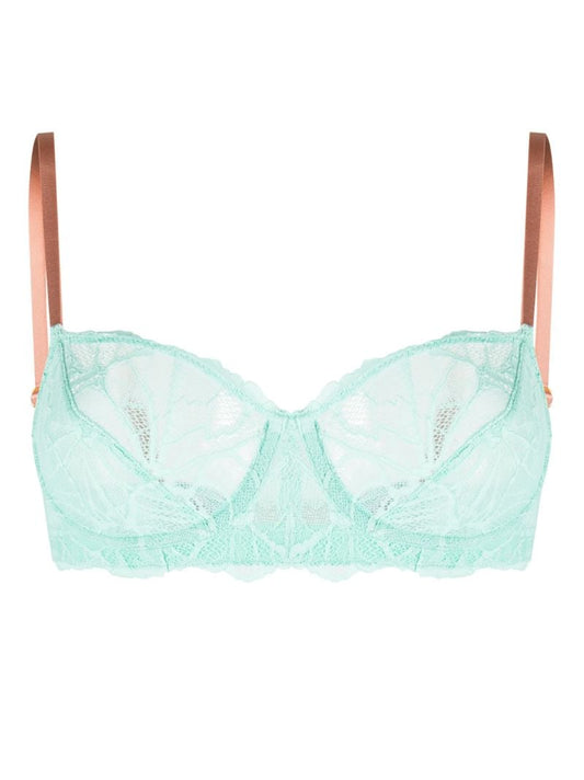 Green Sierra Graphic Lace Underwired Bra