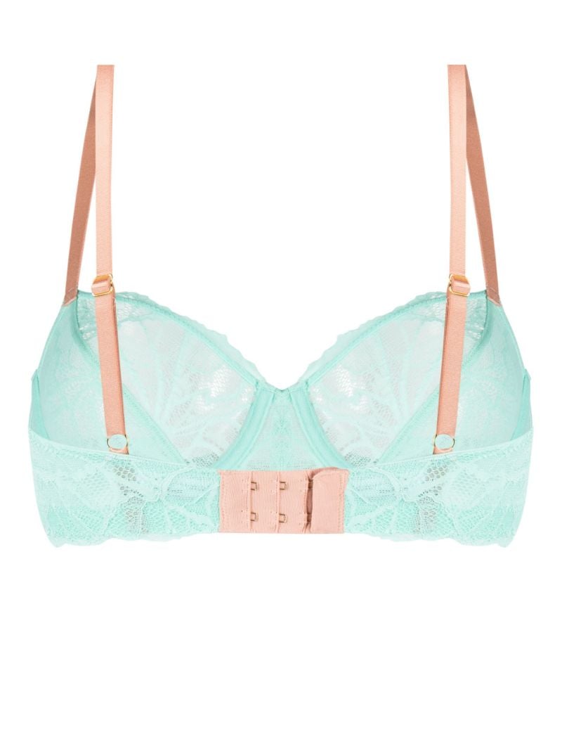 Green Sierra Graphic Lace Underwired Bra