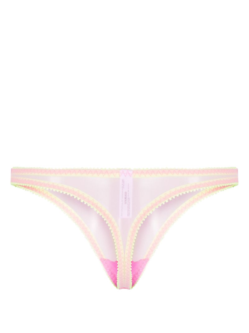 Pink Ines Clean Tulle Thong
