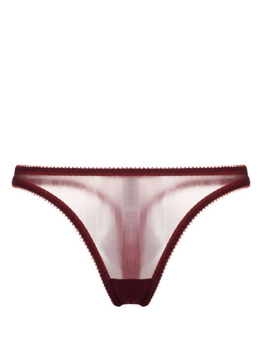 Red Ruma Tulle Thong