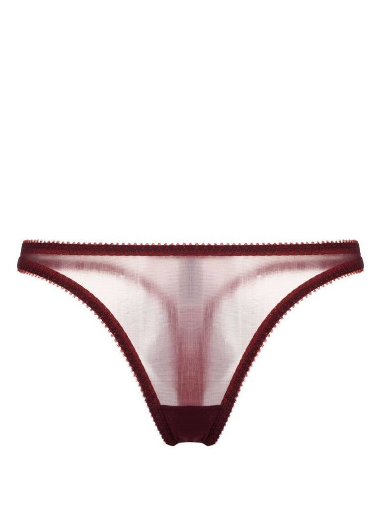 Red Ruma Tulle Thong