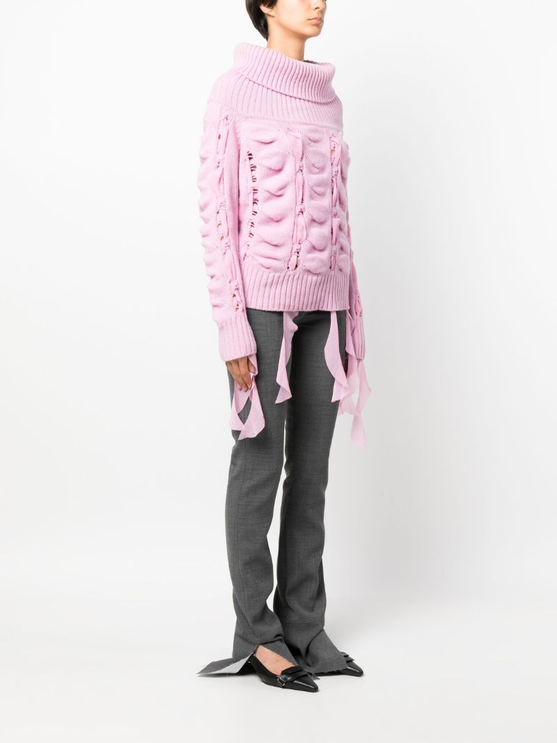 Pink Maglia Chunky Knit Sweater