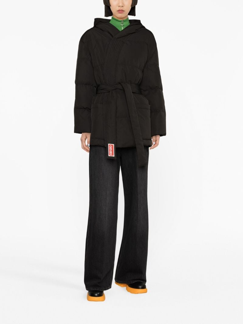 Black Belted Wrap Jacket