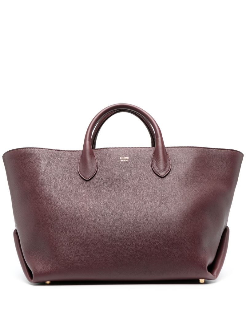 Brown Amelia Medium Leather Tote Bag