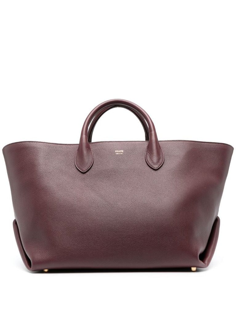Brown Amelia Medium Leather Tote Bag