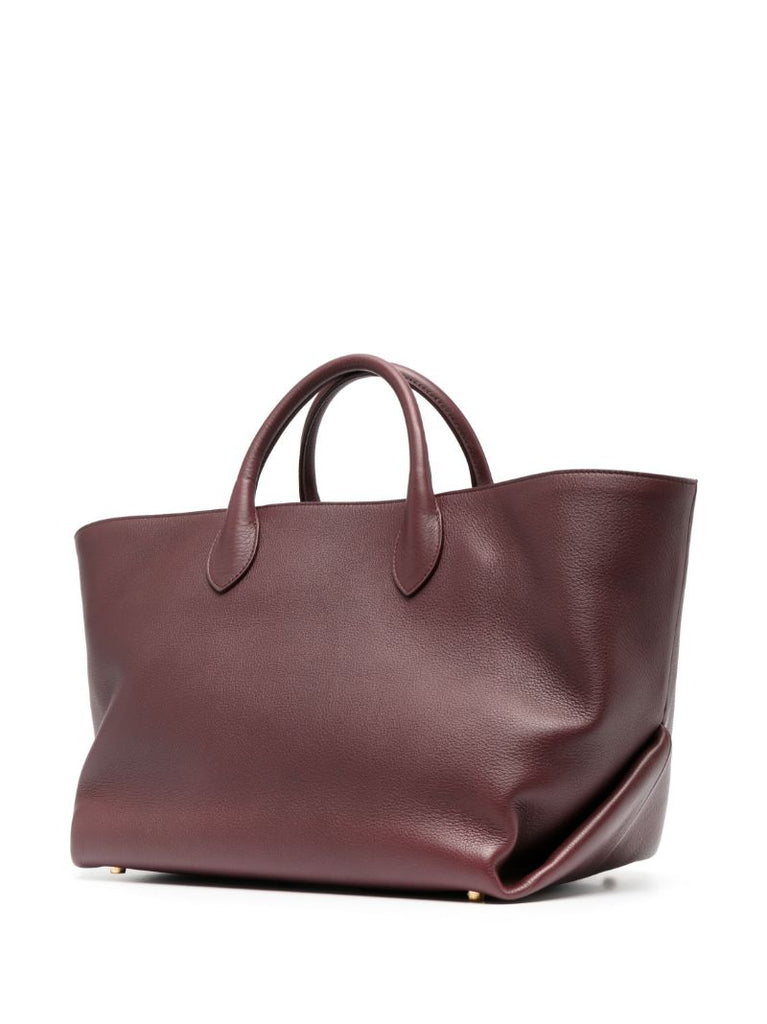 Brown Amelia Medium Leather Tote Bag