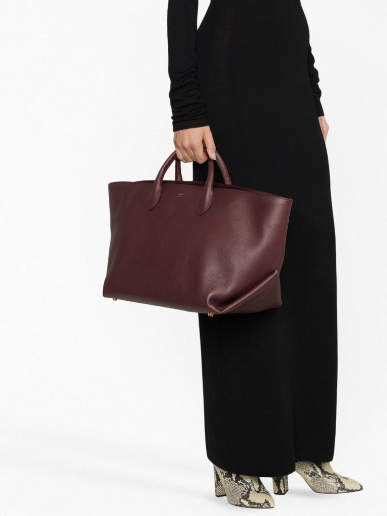 Brown Amelia Medium Leather Tote Bag