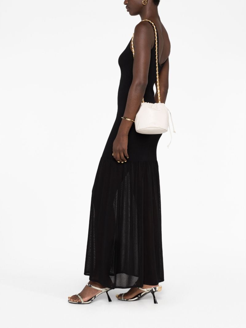 Neutral the Small Aria Leather Bucket Bag