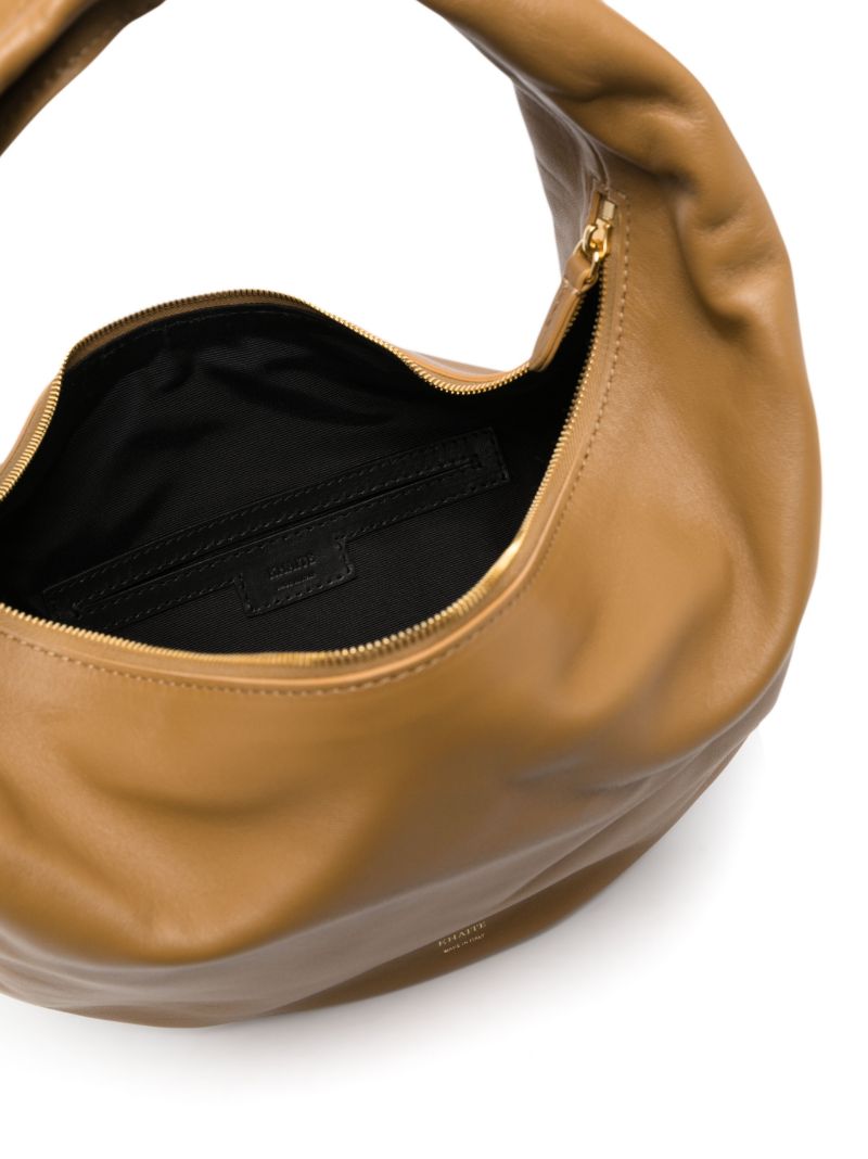 Brown Olivia Medium Leather Shoulder Bag