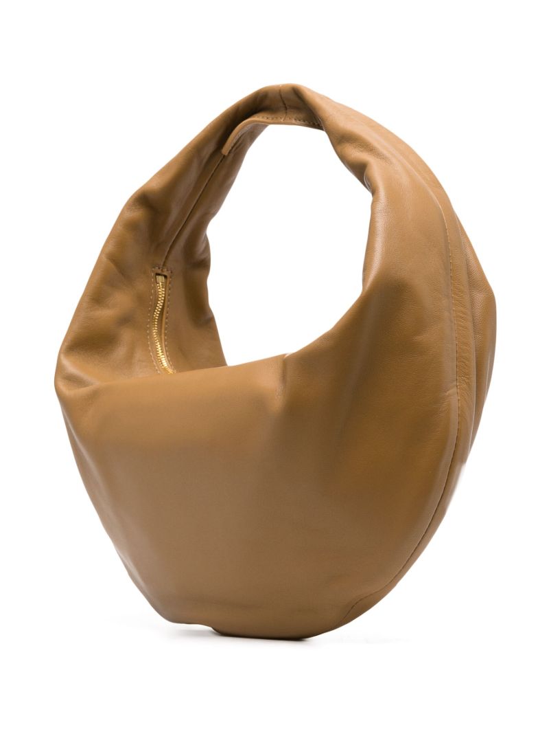 Brown Olivia Medium Leather Shoulder Bag