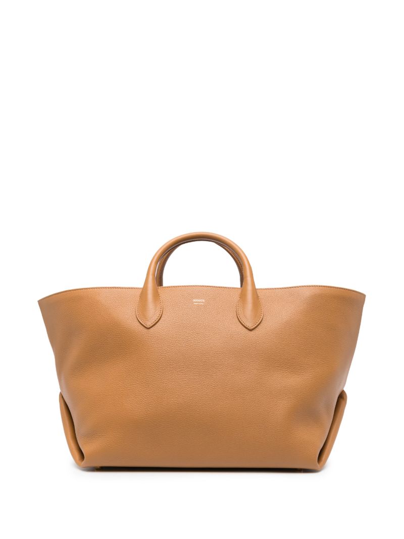Brown the Medium Amelia Leather Tote Bag
