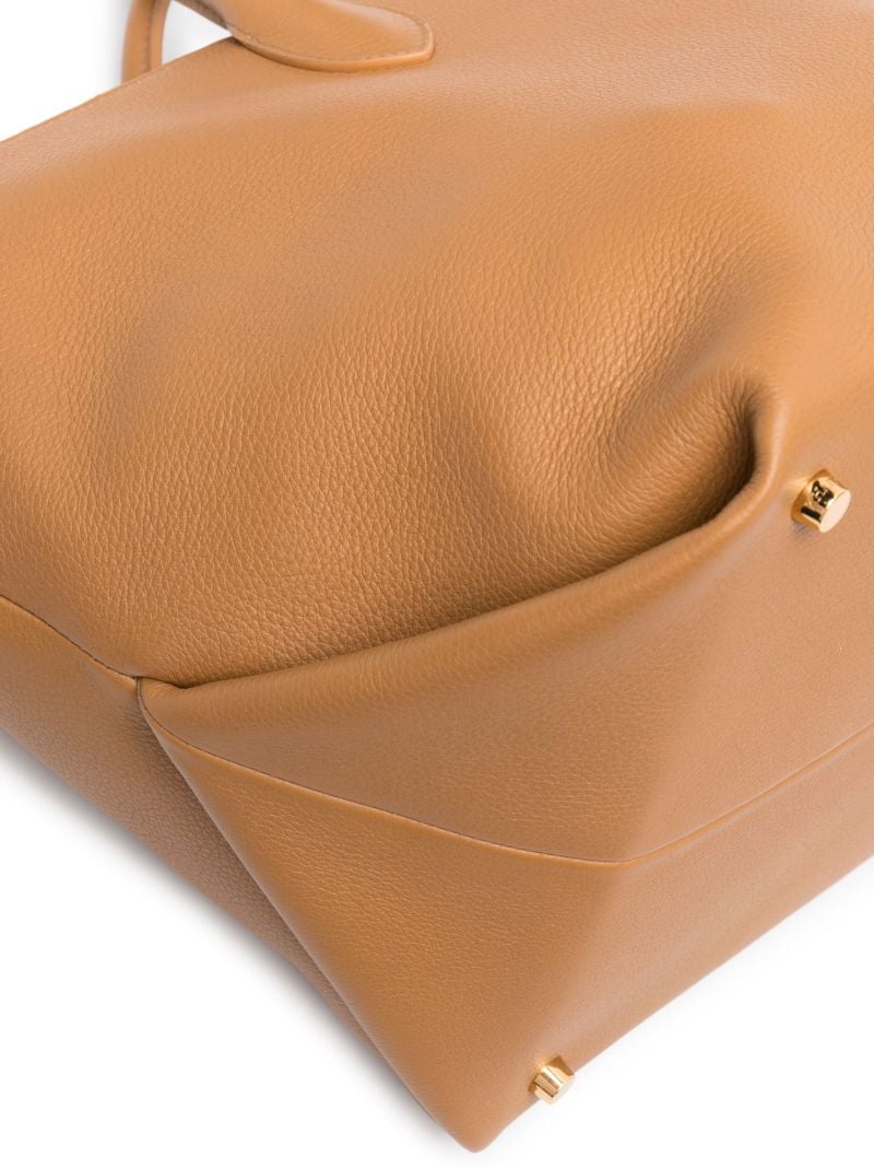 Brown the Medium Amelia Leather Tote Bag